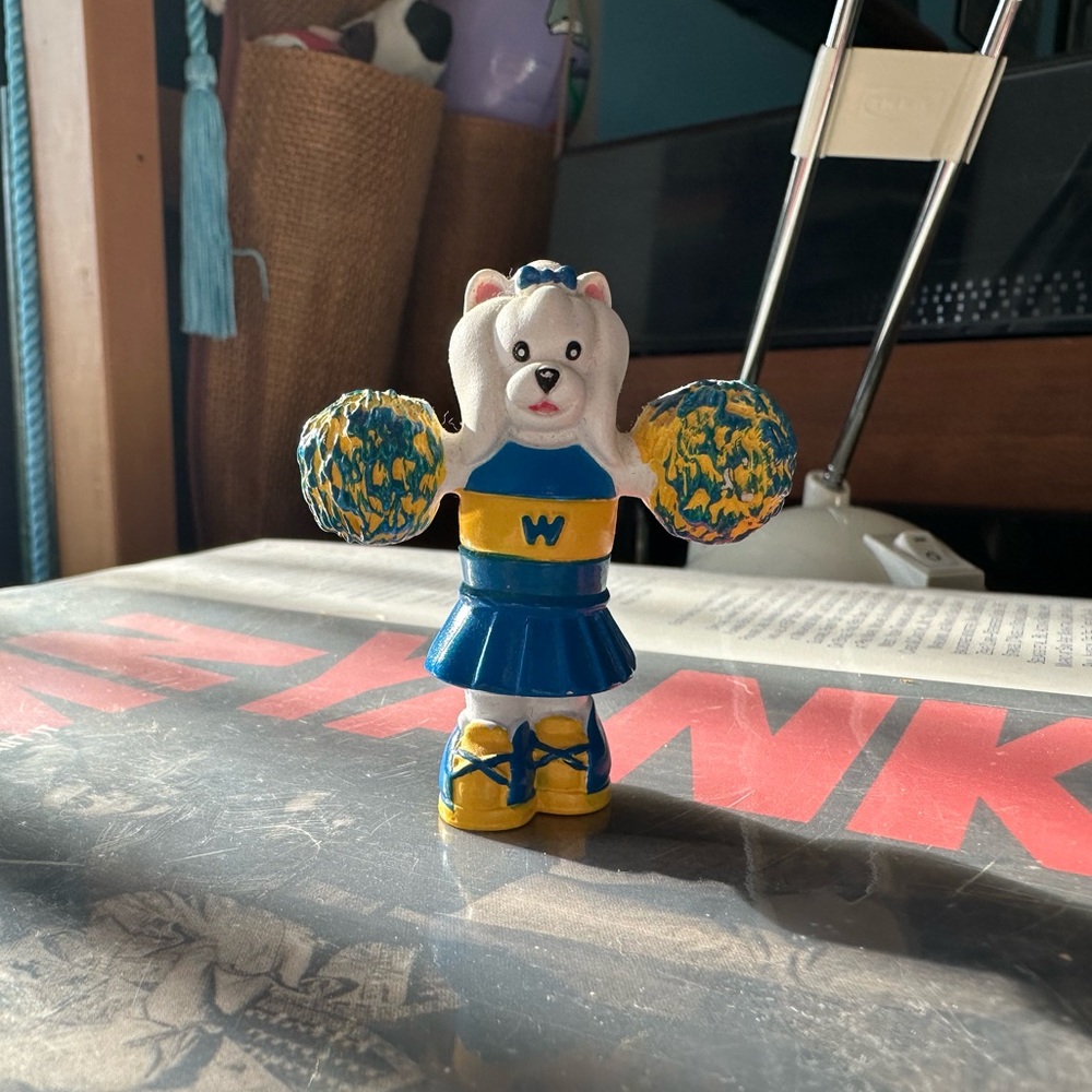 FREE WITH PURCHASE!! Webkinz Dog Cheerleader Figurine
